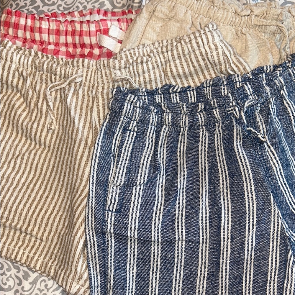 Toddler linen shorts